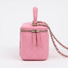 CHANEL Vanity Cosmetic Case Top Handle Tote Shoulder Bag AP2199 161232391 [P]