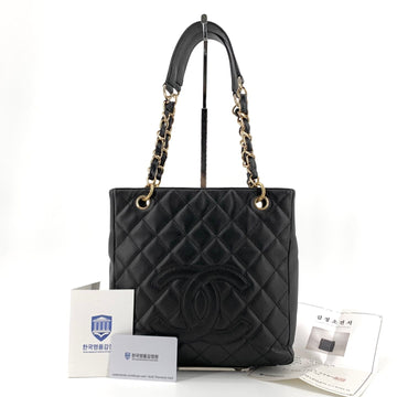 CHANEL キャビアプティショッピングショルダーバッグ 162379771 [P]