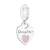 Pandora Double Heart Split Pendant Charm Silver Women 64351495 [P]