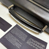 Prada Vitero Leather Dial Lock Briefcase Black (Unisex, Rare Item) 162475277 [P]