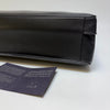 Prada Vitero Leather Dial Lock Briefcase Black (Unisex, Rare Item) 162475277 [P]