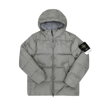 Stone Island Crinkle Laps Wind Resistant Jacket with Logo Patch for Men 162358484 [P]