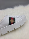 GUCCI エース刺繍プラットフォームウィメンズスニーカー ホワイト 577573 162160957 [P]
