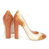 DSQUARED2 Ostrichleder Plateau-Pumps 6505 162545204 [P]