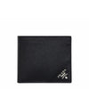 PRADA 26FW Schwarz Logo Saffiano Geldbörse 162546517 [P]