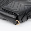 Gucci Medium Matelassé Leather GG Marmont Top Handle Tote Bag Black 162106778 [P]