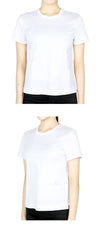 MaxMara Embroidered Logo Nerina Short Sleeve (White) 2511971018600 001 127540632 [P]