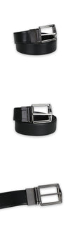 ZEGNA リバーシブルレザーベルト (ブラック) LHMAL B009RZ 001 130757476 [P]