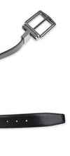 ZEGNA リバーシブルレザーベルト (ブラック) LHMAL B009RZ 001 130757476 [P]