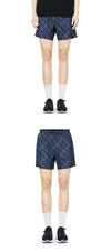 BURBERRY Herren Karomuster Nylon Schwimmshorts (Grün/Blau) 8101885 C1852 132329915 [P]