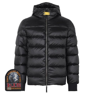 PARAJUMPERS 26FW schwarze Daunenjacke mit Kapuze 162250796 [P]
