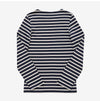 Saint James 6870 MARINE ECRU Modern Stripe Unisex Long Sleeve Tee 144734715 [P]
