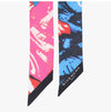 GIVENCHY Floral Skinny Twill Seidenschal 162554712 [P]