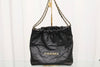 CHANEL Small Black Shoulder Bag with Gold Accents AS3260 162554740 [P]