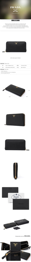 Prada Wallet Metal Logo Long Wallet 40362791 [P]