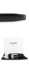 CELINE メンズレザーベルト 25mm (ブラック) 38SI 135816129 [P]