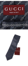 GUCCI シルクジャカード ネクタイ（ネイビー）835757 4E009 4269 152746152 [P]