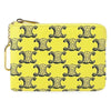 CELINE Keyring-Münzgeldbörse aus Canvas für Damen (Gelb) 10C662GWH 11YN 155331134 [P]