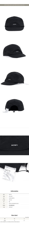 SATISFY Schwarze Leopy Air Trail Baseballmütze 31013 00001 156974928 [P]