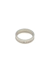 CARTIER Cド ロゴ 1P プラチナ 幅4mm (56) 162555401 [P]