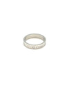 CARTIER Cド ロゴ 1P プラチナ 幅4mm (56) 162555401 [P]