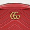 Gucci GG Marmont Matelassé Mini Shoulder Bag Red 162255146 [P]