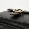 Gucci Interlocking GG Small Chain Bag Black with Gold Hardware 162106124 [P]