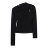 VIVIENNE WESTWOOD ドレープTシャツ ブラック 3G01003Y J009C N401 160288839 [P]