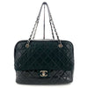 CHANEL ツートン フラップ ターンロック ボウリングバッグ ショルダーバッグ 162647580 [P]