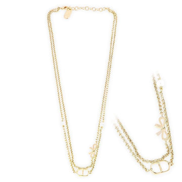 Dior Women's Mini Bow Pearl Necklace 162627405 [P]