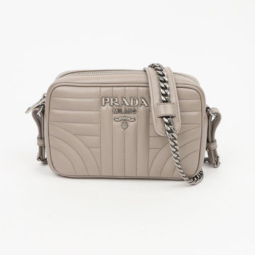 Prada Gray Diagram Chain Shoulder Bag 162256010 [P]