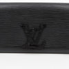 LOUIS VUITTON Louise Brieftasche aus Épi-Leder Schwarz 162263262 [P]