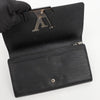 LOUIS VUITTON Louise Brieftasche aus Épi-Leder Schwarz 162263262 [P]