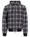 BURBERRY チェック コットン ブレンド フーディ ジッパー 8100934 151054842 [P]