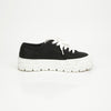 Prada Triangle Logo Gabardine Platform Sneakers Black 162255292 [P]
