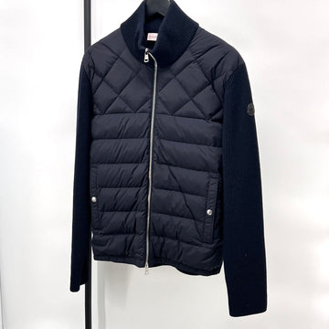 MONCLER Padded Strickcardigan mit Stehkragen in Schwarz 162679253 [P]