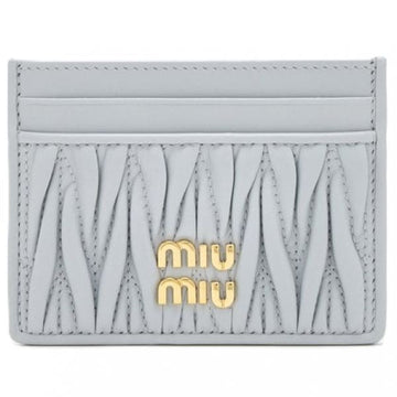 MIU MIU マテラッセ ナッパ レザー カードケース 162444135 [P]