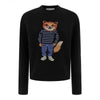 MAISON KITSUNE INTARSIA WOLLEMARMEL JUMPER 162823829 [P]