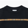 BURBERRY チェックパネルの子供用スウェットシャツ 144731933 [P]