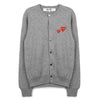 COMME DES GARCONS ダブルハートワッペンユニセックスカーディガン AX-N071-051-1 154427021 [P]