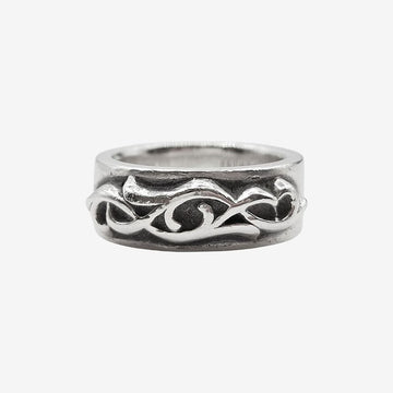 Chrome Hearts Double Narrow Band Ring Silver 16 162847201 [P]