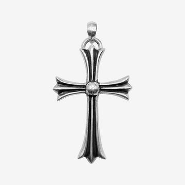 Chrome Hearts Cross Veil Pendant Large Silver 9TWWCDRO 162847243 [P]