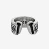 Chrome Hearts Scroll Label Ring 19.5 US Size Silver MMOOTP4O 162847275 [P]