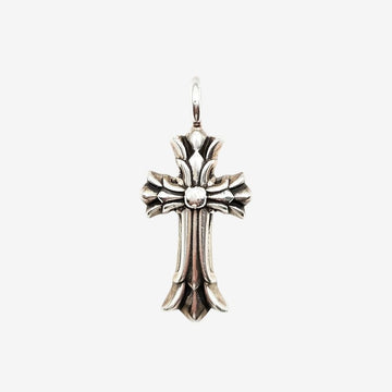 Chrome Hearts Double Cross Pendant Silver BHD6D5H0 162847371 [P]