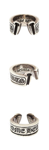 CHROME HEARTS Scroll Label Ring Ring 14.5 162847549 [P]