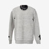 Chrome Hearts Leather Patch Paper Jam Crew Neck Grey 8W256OMN 162850197 [P]