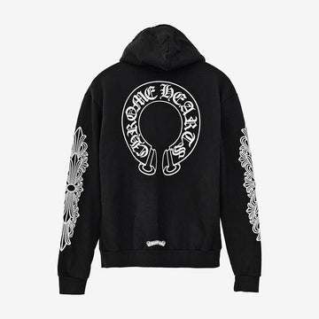 Chrome Hearts Horseshoe Hoodie Black 162850307 [P]