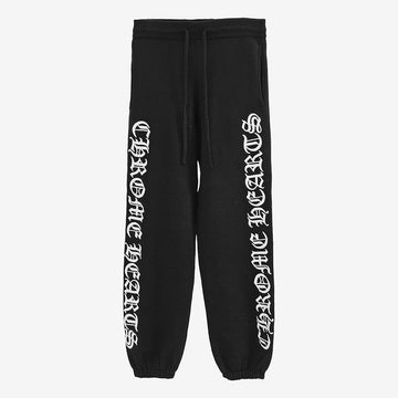 Chrome Hearts Cashmere Knit Script Logo Pants Black 2QFH9N4J 162850531 [P]