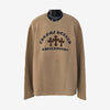 Chrome Hearts Cashmere Leather Patch Knit B1224C300 XL 162850863 [P]