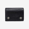 Chrome Hearts 3FOLD Crossball Wave Wallet Mini Black 7GNBACIO 162851226 [P]